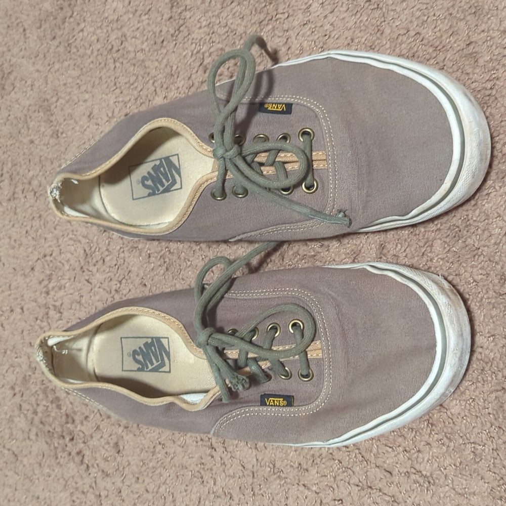 Vans olive green casual shoes